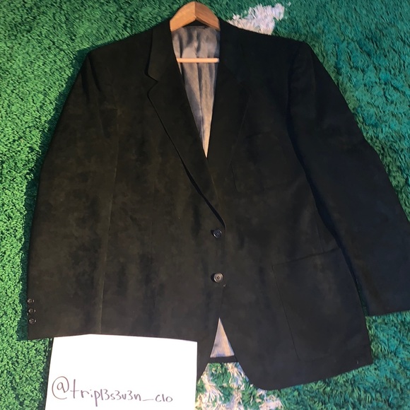 Christian Dior Monsieur Ultra Suede Double Button - Picture 1 of 5